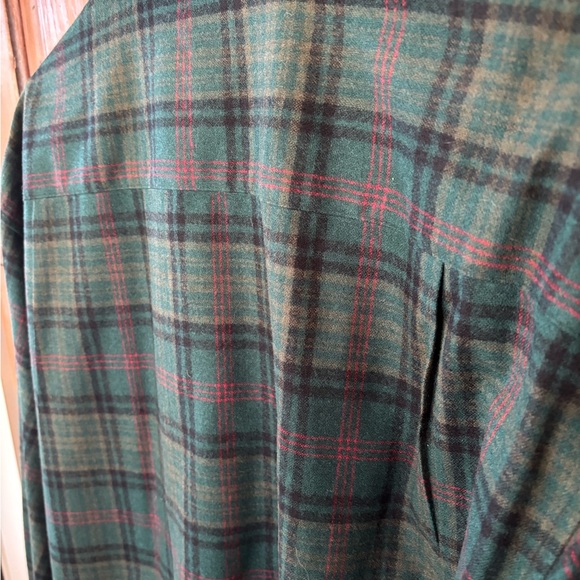 Wool Pendleton Fireside Ross Hunting Tartan shirt.  Size XL. - Picture 6 of 8